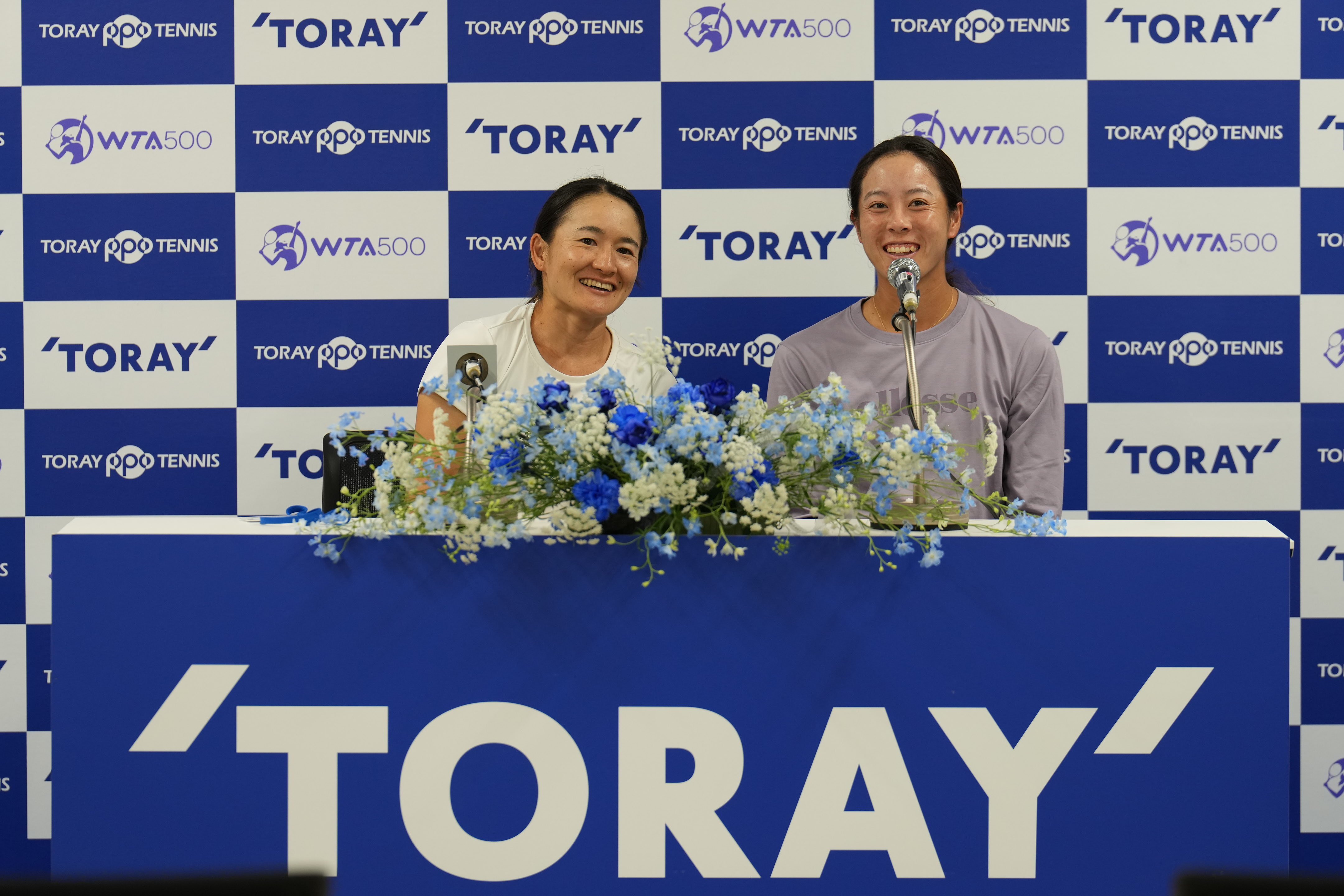 青山 修子選手・ 柴原 瑛菜選手